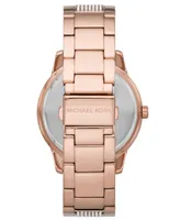 Michael Kors Women's Tibby Multifunction Rose Gold-Tone Stainless Steel Bracelet Strap Watch 40mm