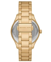 Michael Kors Women's Layton Gold-Tone Stainless Steel Bracelet Watch 38mm