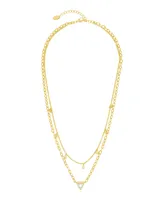 Sterling Forever Bellamy Layered Necklace - Silver