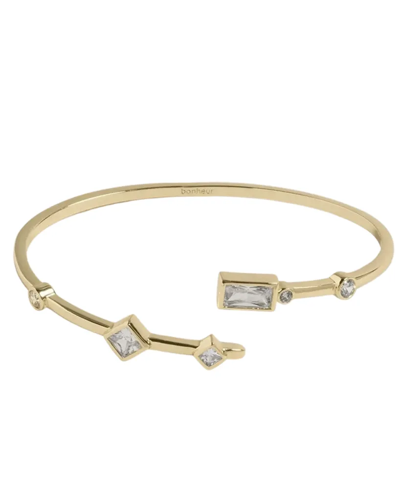 Bonheur Jewelry Abrielle Wrap Around Crystal Bracelet