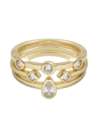 Bonheur Jewelry Louise Piece Stackable Ring Set