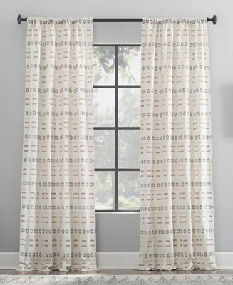 Archaeo Global Stripes Curtain, 50" x 96"