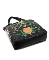 Old Trend Women's Flora Soul Hand-Embroidery Tote Bag