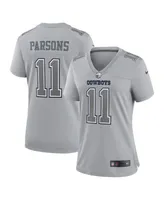 Women's Nike Micah Parsons Gray Dallas Cowboys Atmosphere Fashion Game Jersey