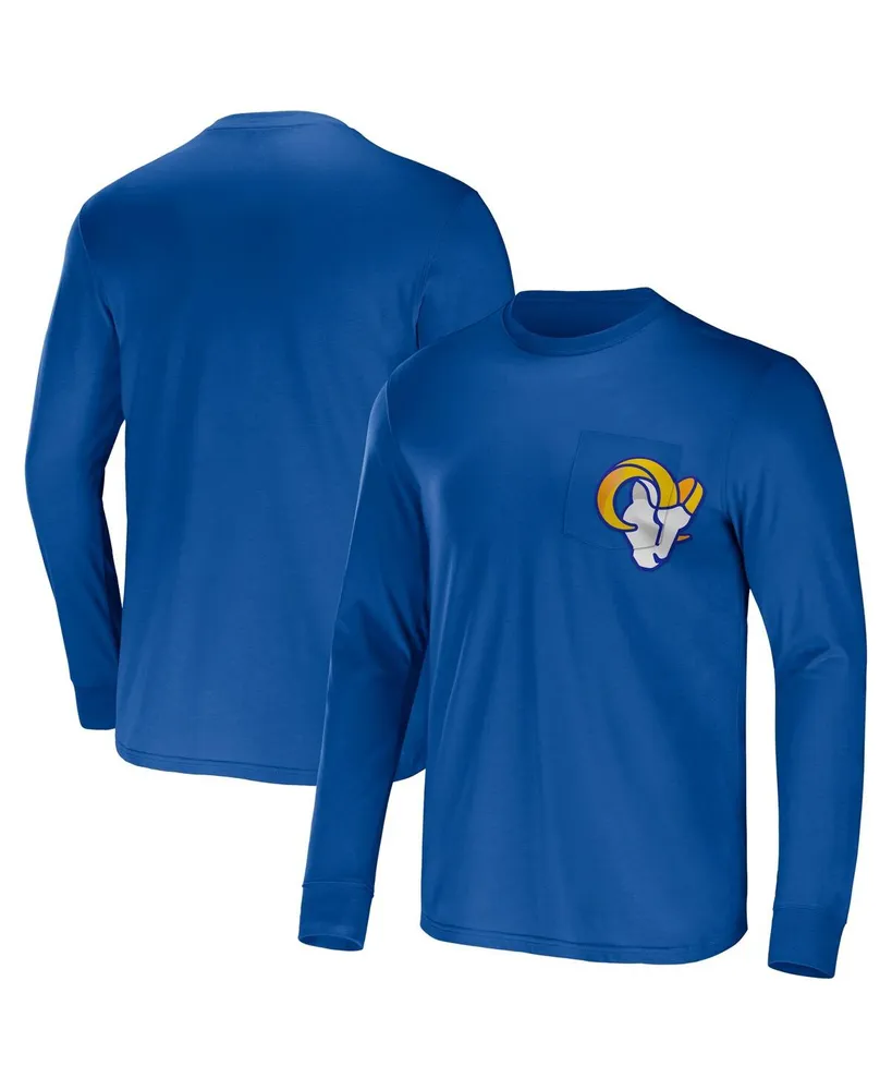 Men's Nfl x Darius Rucker Collection by Fanatics Royal Los Angeles Rams Team Long Sleeve T-shirt