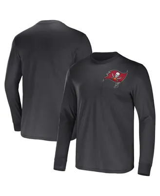 Men's Nfl x Darius Rucker Collection by Fanatics Charcoal Tampa Bay Buccaneers Team Long Sleeve T-shirt