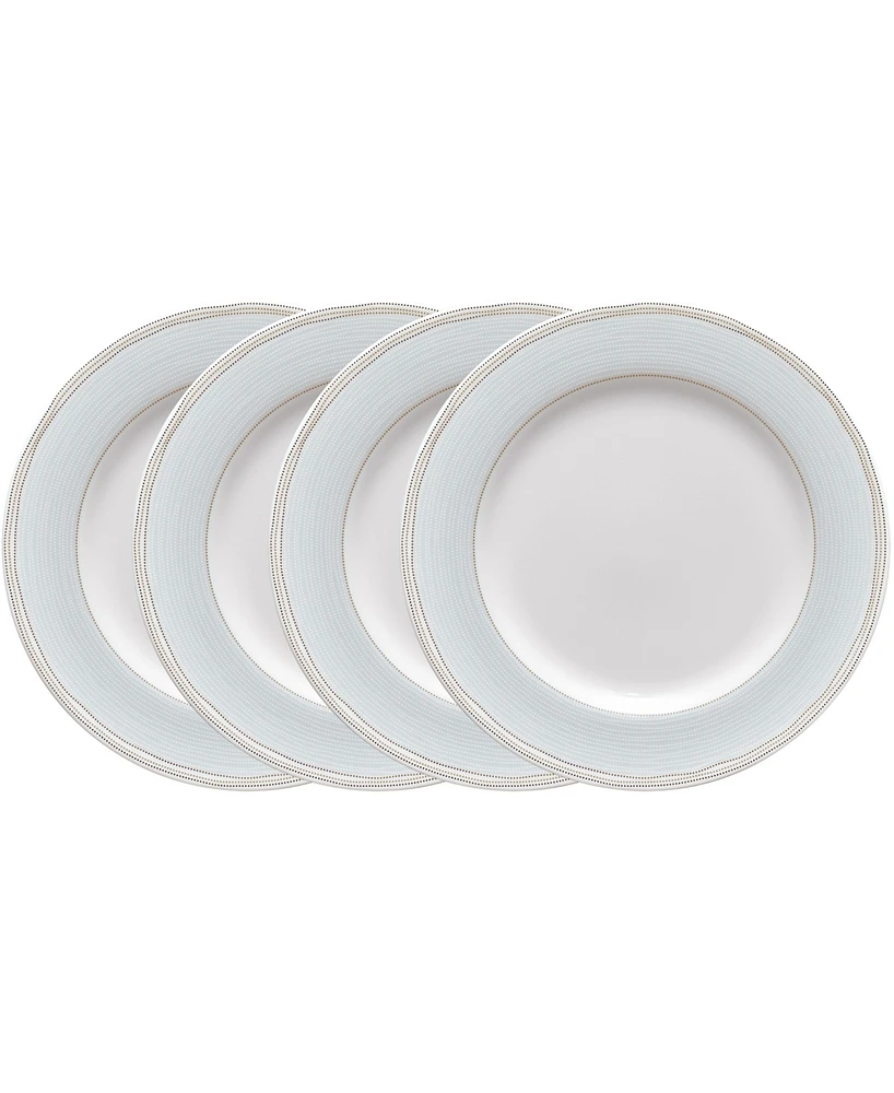 Noritake Linen Road Set of 4 Bread Butter and Appetizer Plates, Service For 4