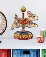 Designocracy Carousel Bunny Decor