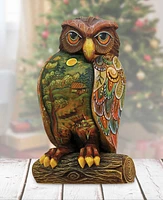 G.DeBrekht Wise Messenger Owl Handcrafted Christmas Figurine