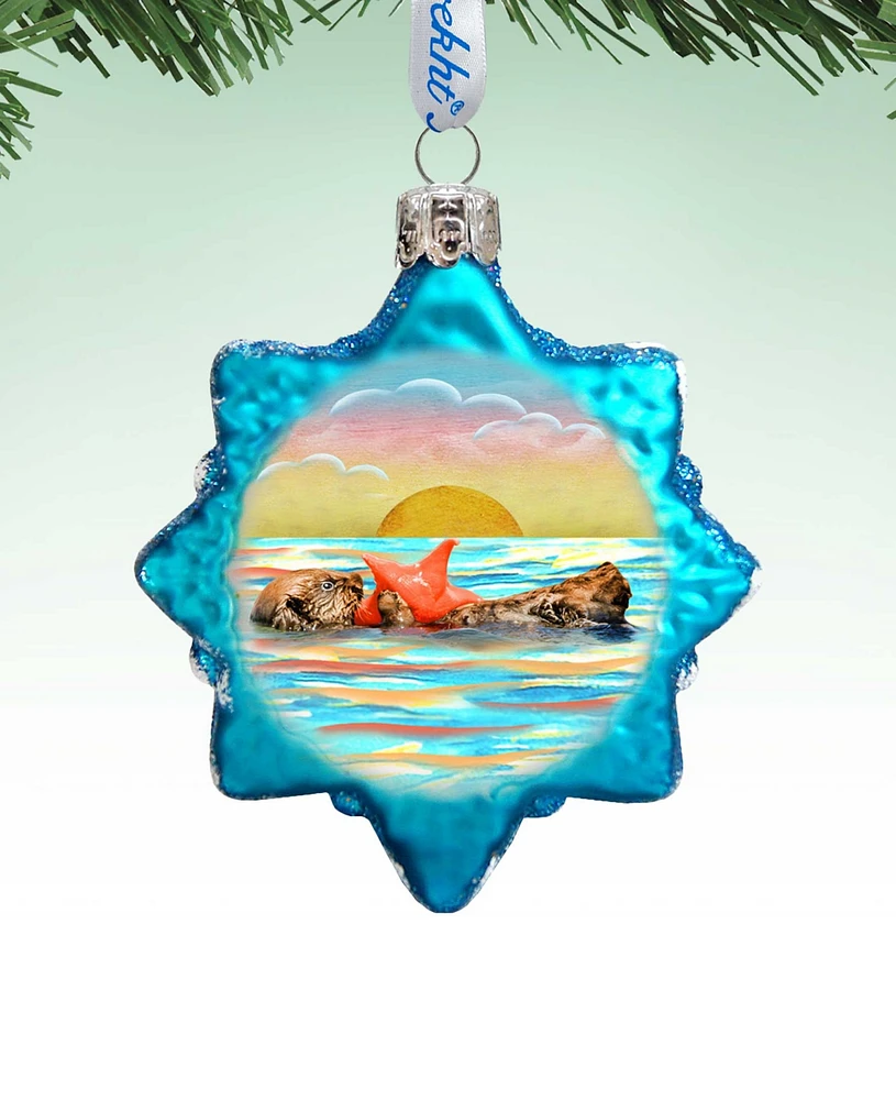 Designocracy Shell Mercury Holiday Ornament