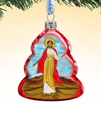 Designocracy Jesus Mercury Holiday Ornament