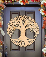 Designocracy Celtic Tree of Life Holiday Wall Door Decor