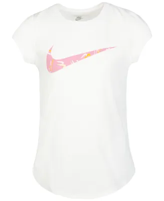 Nike Toddler Girls Print Fill Swoosh T-Shirt