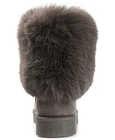 Journee Collection Women's Shanay Lug Sole Faux Fur Cold Weather Boots