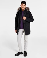 Michael Kors Men's Hooded Bib Snorkel Parka, Created for Macy's