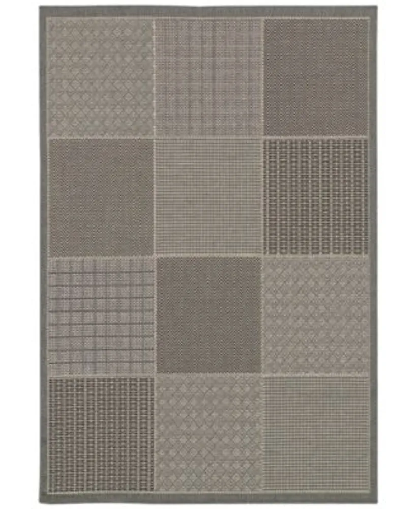 Closeout Couristan Indoor Outdoor Area Rugs Monaco 2469 2213 Vistimar Grey