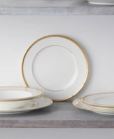 Noritake Rochelle Gold Set of 4 Salad Plates, Service For 4