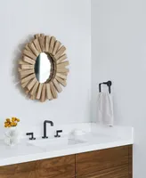 Hanging Sunburst Round Wall Mirror