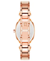 Anne Klein Women's Three-Hand Quartz Rose Gold-Tone Alloy with Blush Enamel Bracelet Watch, 24mm - Rose Gold