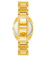 Anne Klein Women's Three-Hand Quartz and Gold-Tone Alloy Bangle Watch, 34mm