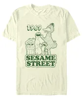 Fifth Sun Men's Sesame Street 1969 Group Short Sleeve T-shirt