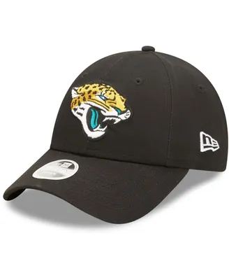 Women's New Era Black Jacksonville Jaguars Simple 9FORTY Adjustable Hat