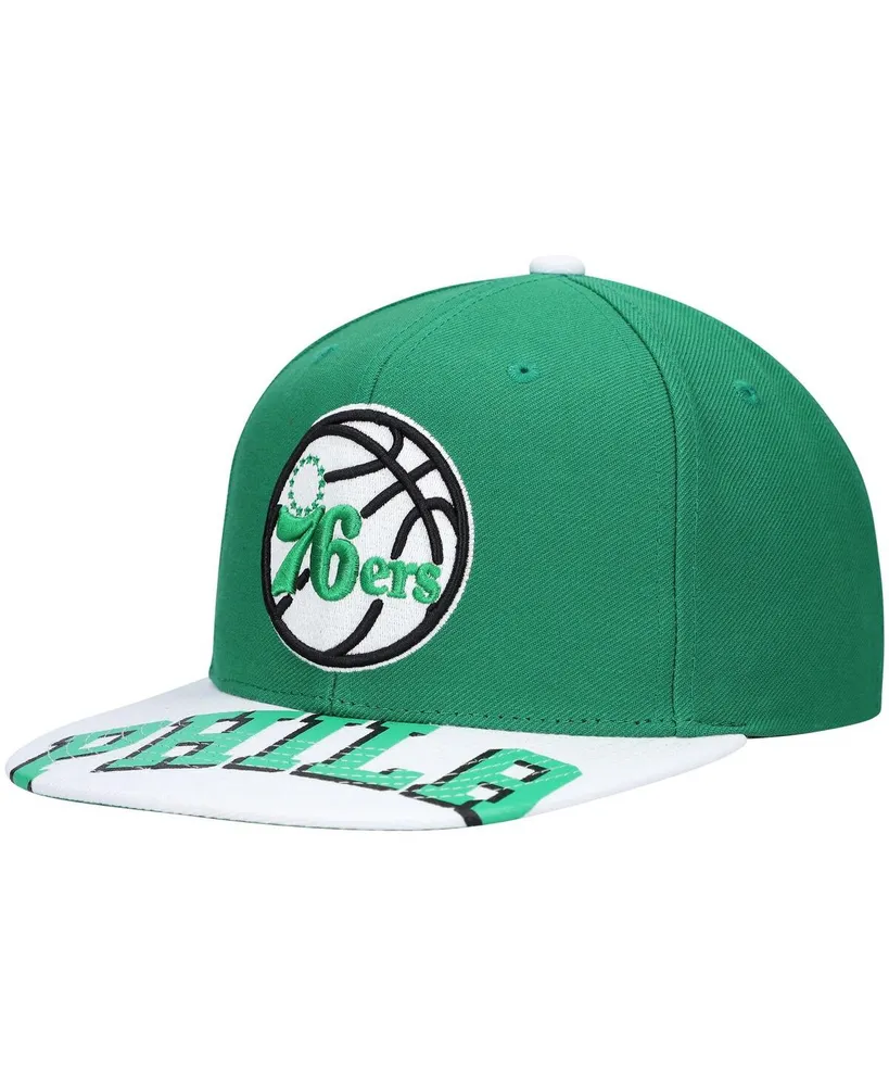 Philadelphia 76ers Mitchell & Ness What the Pinstripe Snapback Hat