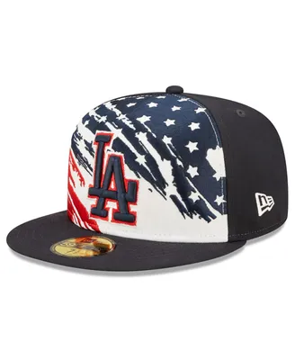 Men's New Era Navy Los Angeles Dodgers 2022 4th of July On-Field 59FIFTY Fitted Hat