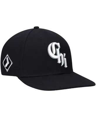 Men's '47 Brand Black Chicago White Sox City Connect Captain Snapback Hat