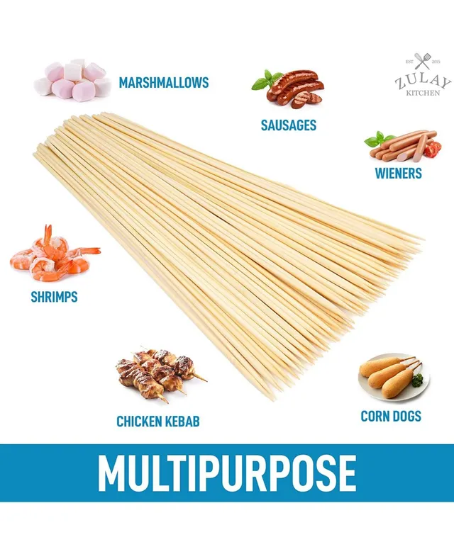 Zulay Kitchen Long Marshmallow Roasting Sticks Extendable Design