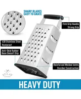 Zulay Kitchen Cheese Grater With Easy Grip Handle