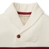Hope & Henry Baby Boys Shawl Collar Sweater