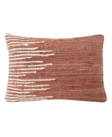 Anaya Home Terracotta Striped Down Pillow