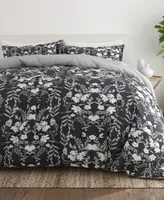 Home Collection Premium Ultra Soft 3 Piece Reversible Duvet Cover Set, Full/Queen