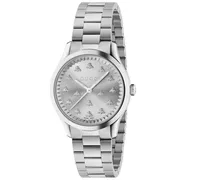 Gucci Women's Swiss G-Timeless Stainless Steel Bracelet Watch 32mm