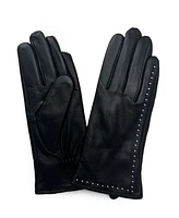 Marcus Adler Women's Studded Genuine Leather Touchscreen Glove