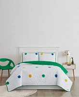 Crayola Textured Pom Pom Quilt Set