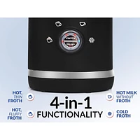 Milk Frother Electric Heater - Automatic 4-in-1 Function Steamer For Hot & Cold