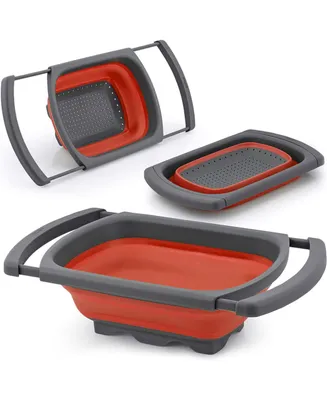 Collapsible Colander With Extendable Handles
