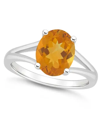 Macy's Women's Citrine (2-1/2 ct.t.w.) Ring Sterling Silver