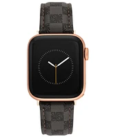 Steve Madden Women's Faux Leather Band designed for Apple Watch 42mm (Series 10) & 38/40/41mm