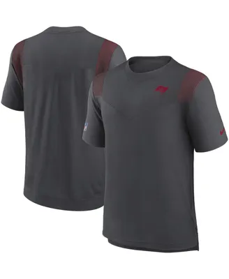 Men's Nike Pewter Tampa Bay Buccaneers Sideline Tonal Logo Performance Player T-shirt