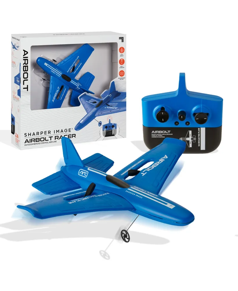 Sharper Image Air Bolt Racer Rc Airplane Set, 7 Piece