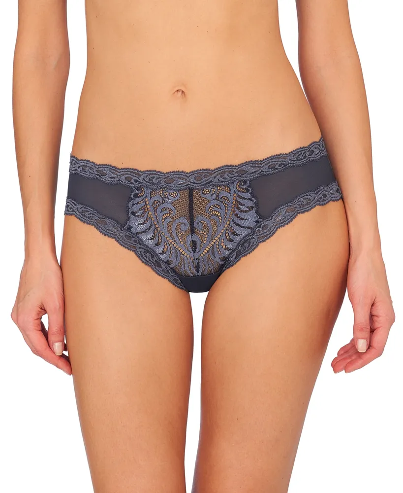 Natori Feathers Low-Rise Sheer Hipster Underwear Lingerie 753023