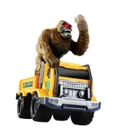 Light Sound Gorilla Transporter Children's Play Truck Gorilla Figurine