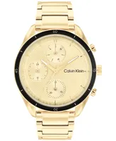 Calvin Klein Women's Gold-Tone Stainless Steel Bracelet Watch 38mm - Gold