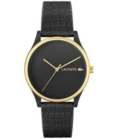 Lacoste Women's Crocodelle Black Silicone Strap Watch 36mm