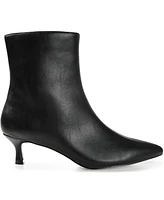 Journee Collection Women's Arely Kitten Heel Pointed Toe Dress Booties