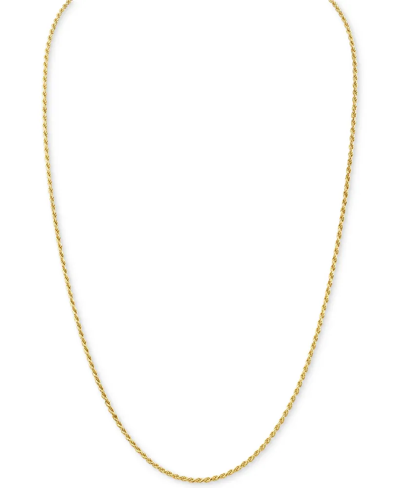 Esquire Men's Jewelry Two-Tone Curb Link 22Chain Necklace, Created for Macy's - Blue