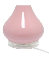 Lalia Home Droplet Table Lamp with Fabric Shade